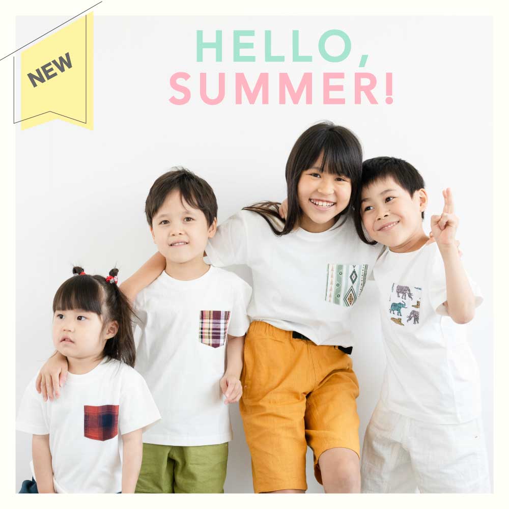 ポケットデザインTシャツ